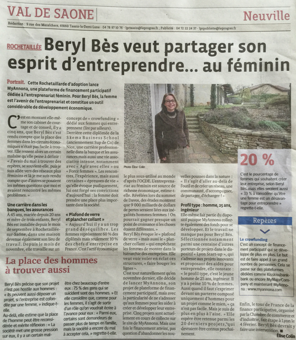 Le progres fevrier 2015