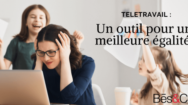 Télétravail pour l'égalité homme femme